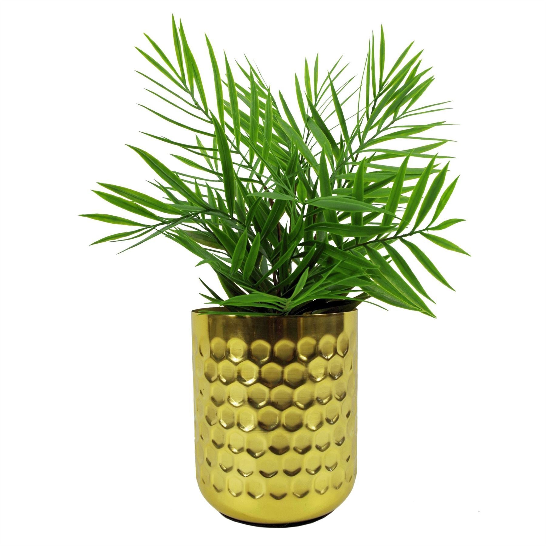6 x 40cm Artificial Bamboo Palm Bush Plant - Premium Quality