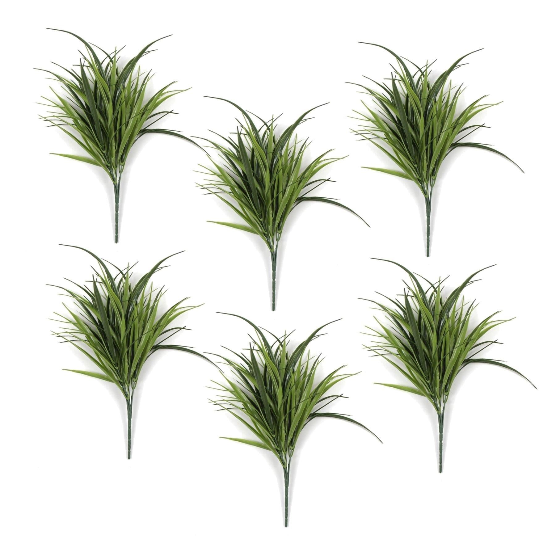 Pack of 6 x 30cm Fire Resistant Artificial Grass Stem - Premium Quality
