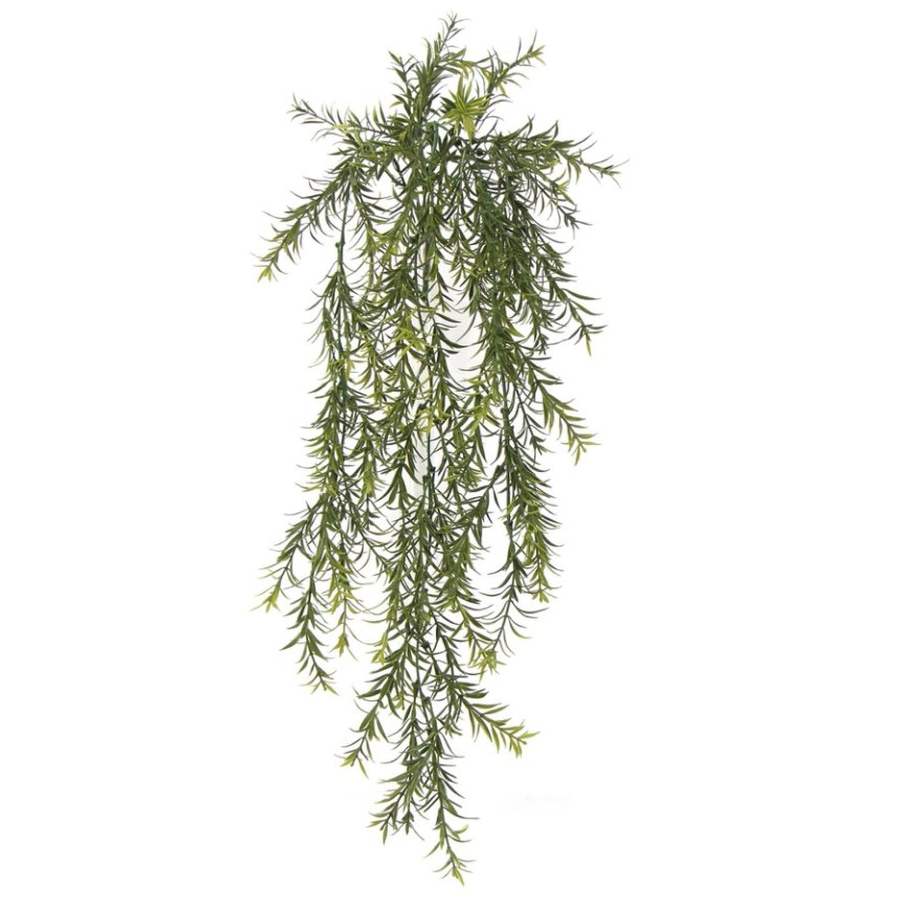 Pack of 6 x Hanging UV and Fire Resistant Artificial Spider Fern Plant 78cm