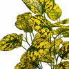 30cm Artificial Yellow Variegated Leaf Spray