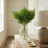 Pack of 6 x 75cm Artificial Fern Foliage Bush Stem