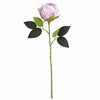 Pack of 6 x 55cm Artificial Pink and Cream Rose Stems