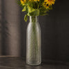 Glass Vase Smoke Grey Diamond Tall Glass Vase 50cm Botanik