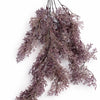 Pack of 6 x 80cm Artificial Dusky Purple Coral Fern Trailing Plant Decorative Hanging Foliage