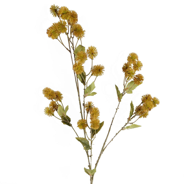 85cm Craspedia Stem Yellow Artificial