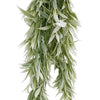 80cm Italian Ruscus Hanging Plant with Realistic Foliage - Light Green