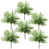 6 x 40cm Artificial Bamboo Palm Bush Plant - Premium Quality