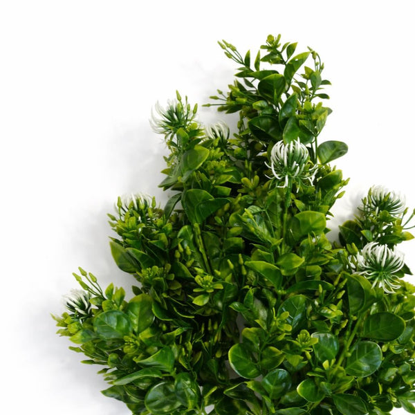 Pack of 6 x 75cm Artificial Boxwood & Budding Foliage Bush Stem