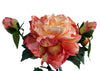 6 x 60cm Peony Artificial Flower Pink - 6 flowers 18 buds - Premium Quality