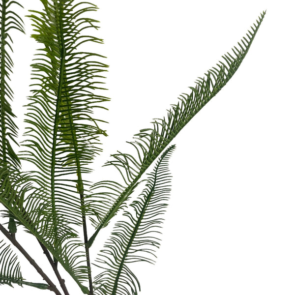 Pack of 6 x 100cm Artificial Fern Spray - Premium Quality