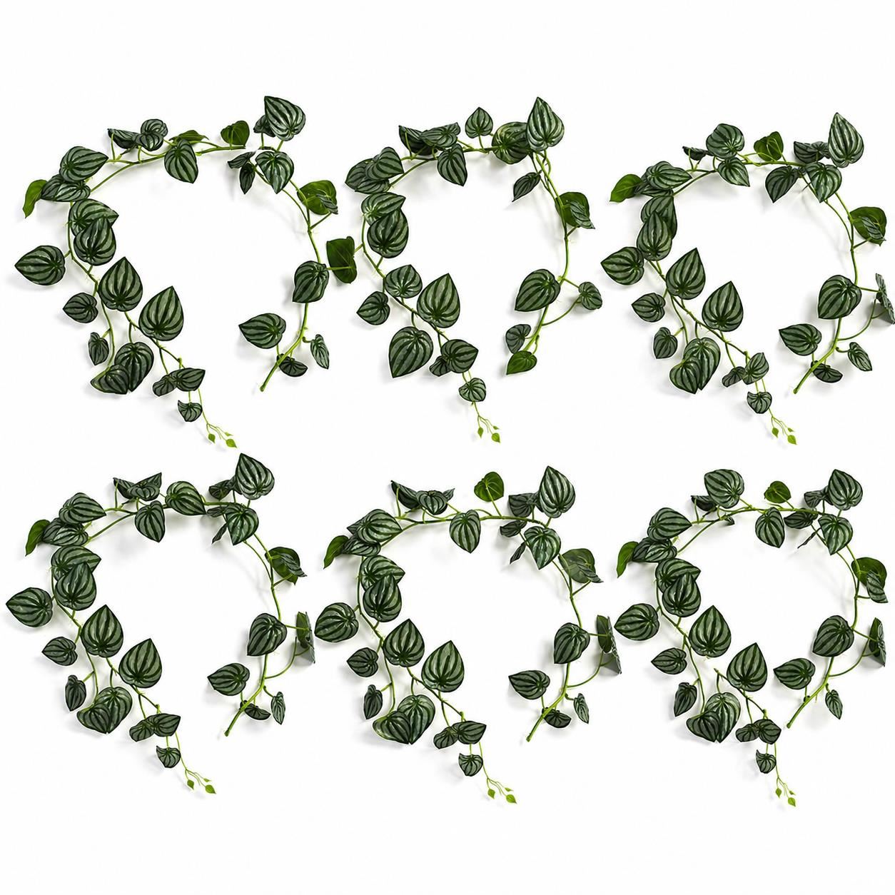 Pack of 6 x 160cm Artificial Watermelon Botanik Garland Hanging Decoration - Premium Quality