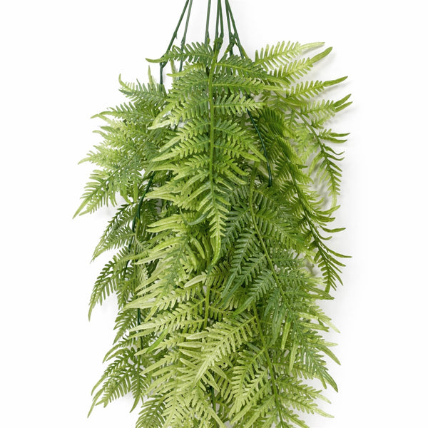 Pack of 6 x 80cm Artificial Trailing Fern Plant Hanging Faux Greenery - Premium Quality