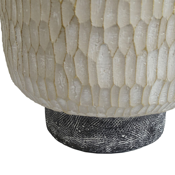 32cm x 29cm Brushed Gold Stone Effect Planter Composite Plant Pot - Premium Quality