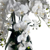 150cm White Orchid Potted Display Artificial