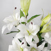 Artificial 90cm (3ft) Lily Stargazer Style Lillies Plant Large Flowers Pink