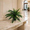 Artificial Foliage Plant Pot Boston Bushy 60cm Plants