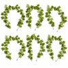 Pack of 6 x 160cm Artificial Ivy Garland Trailing Hanging Plant Faux Foliage - Green - Premium Quality