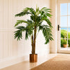 120cm Premium Artificial palm tree with pot with Copper Metal Planter