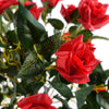 Artificial Red Rose Tree Wedding Twisted Vine Detail 90cm (3ft) - Premium Quality