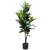 120cm Artificial Rubber Tree - Premium Quality