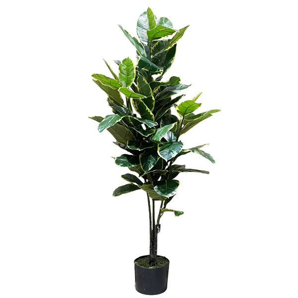120cm Artificial Rubber Tree - Premium Quality