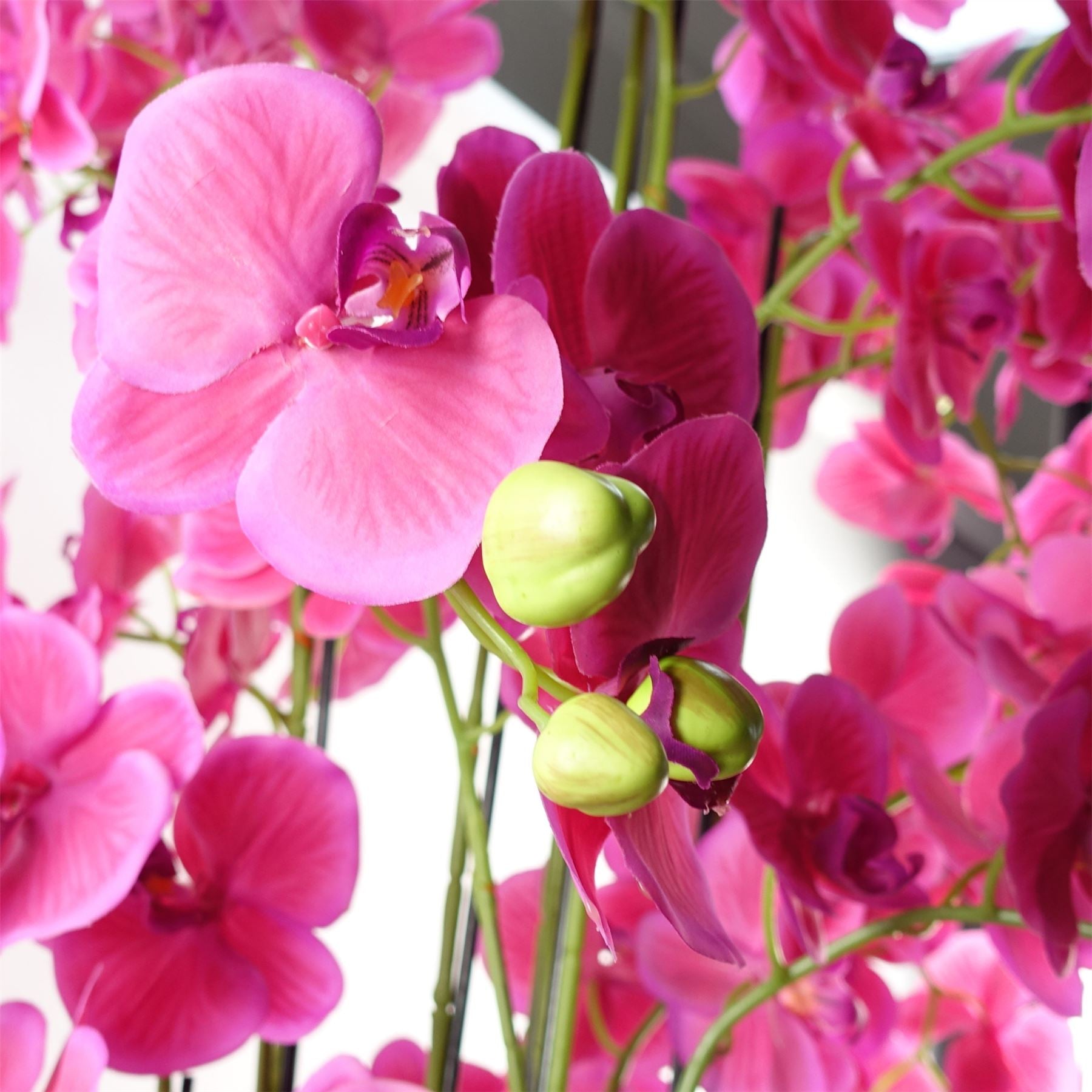 Giant Pink Orchid Plant Artificial 189 flowers REAL TOUCH Botanik