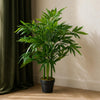 Artificial Bamboo Plants Trees Green 90cm Green Stem Silk Leaves