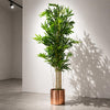 120cm (4ft) Natural Look Artificial Bamboo Plants Trees with Copper Metal Planter