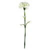 12 x White Carnation Artificial Flower