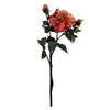 6 x 60cm Peony Artificial Flower Pink - 6 flowers 18 buds - Premium Quality