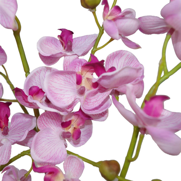 Artificial Orchid Flower Display in Pot 60cm Pink