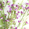 100cm Artificial Foliage with Small Flowers - Purple