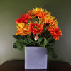 Artificial Potted Daisy  Plant Flowers Flowering Plant Orange Botanik