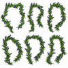 Pack of 6 x 140cm Artificial Lavender Greenery Garland Hanging Decoration - Premium Quality