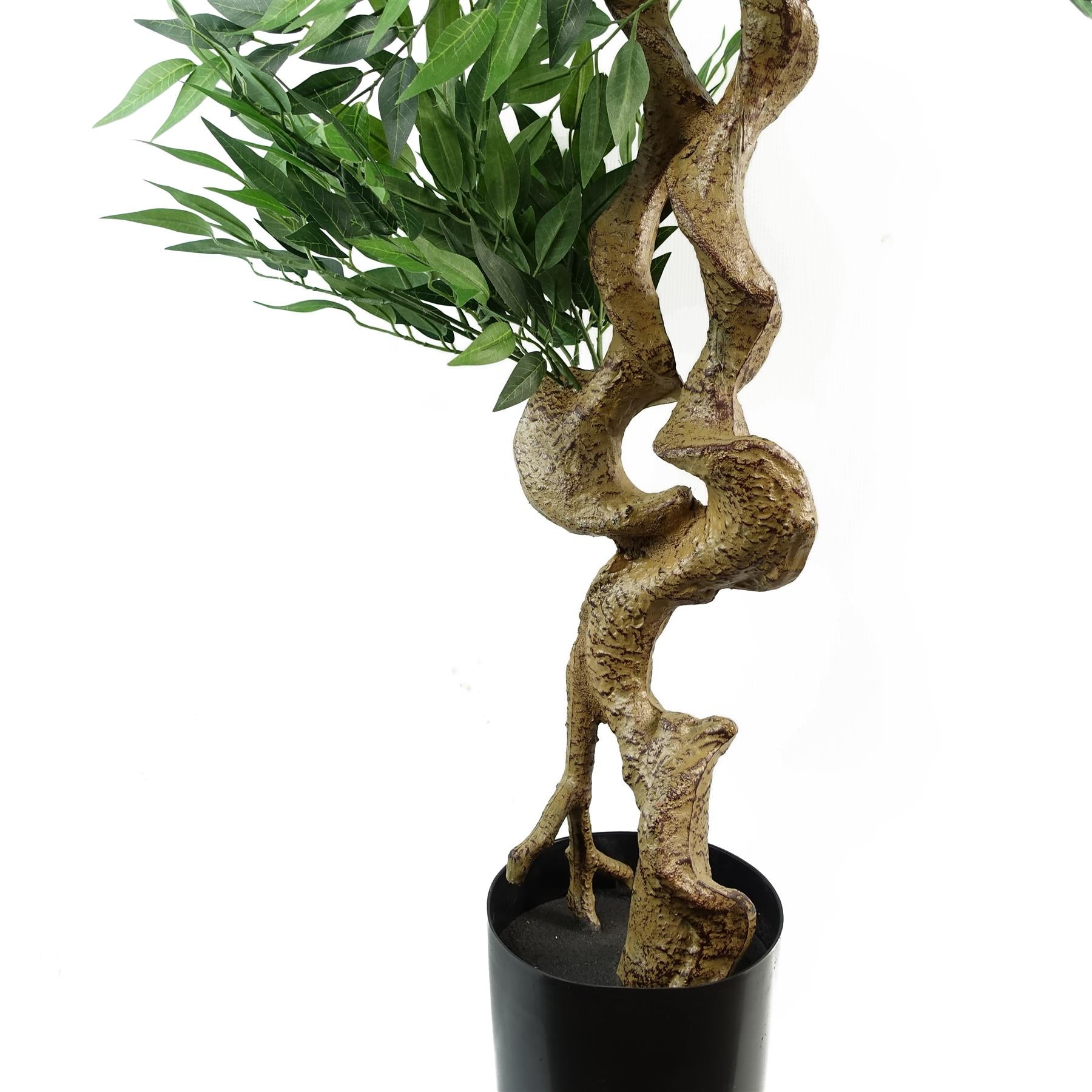 Japanese ARTIFICIAL TREE XL Fruticosa Ficus Tree Plastic Pot 160cm