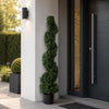 Artificial Topiary Boxwood Tree Spiral Topiary - UV PROTECTED Botanik