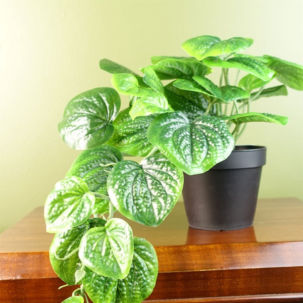 Artificial Trailing Green Potted Pothos Plant Botanik