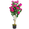 Artificial Flower Plant Tree 100cm Dark Pink Plants