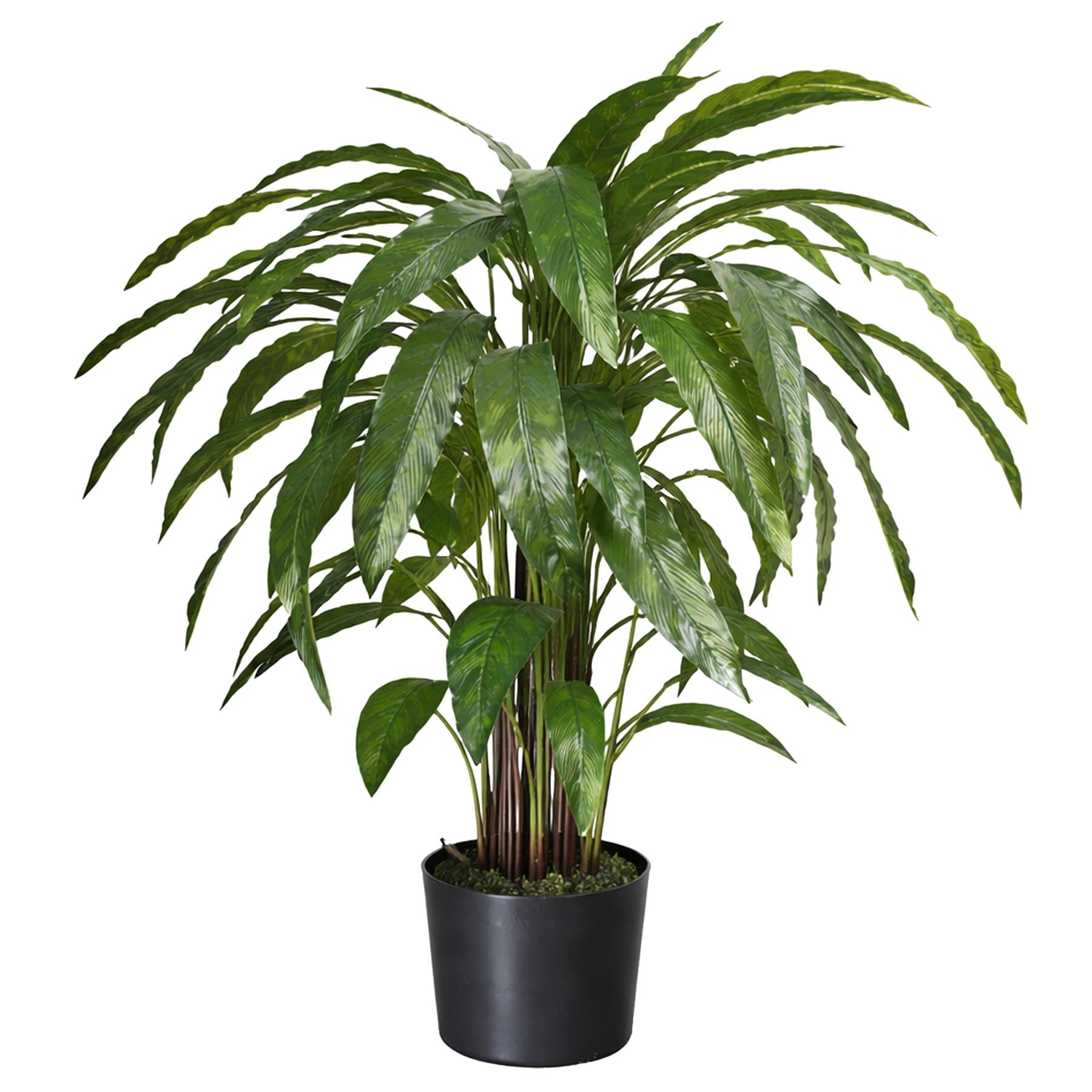 90cm Variegated Artificial Calathea Plant with pot