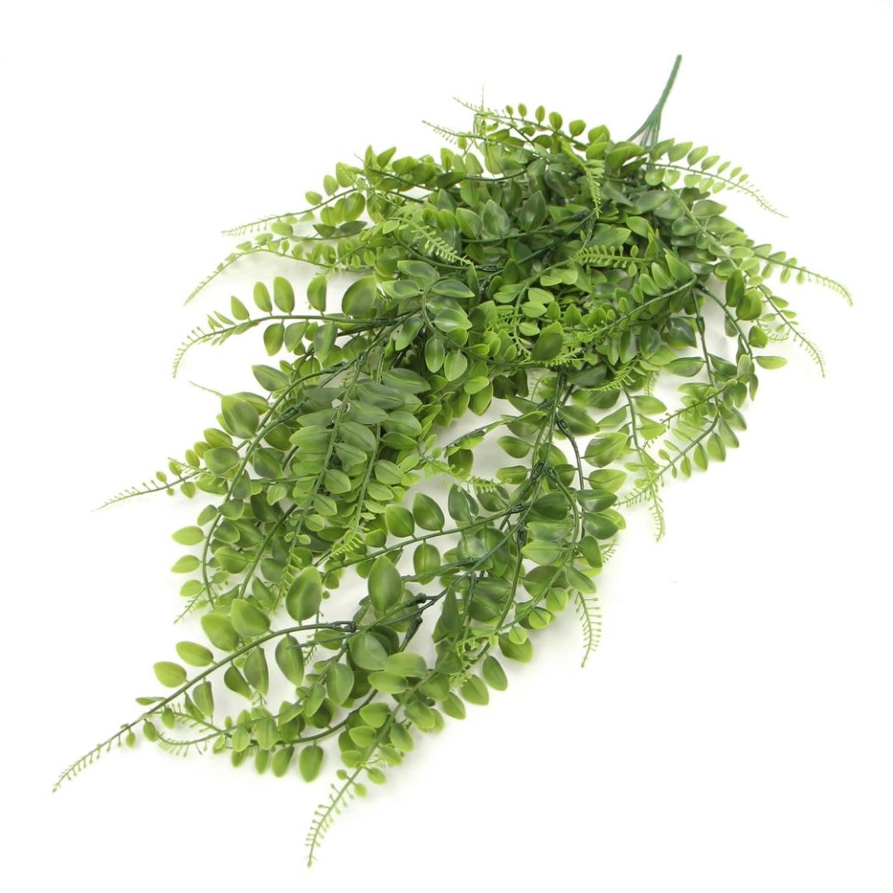 Pack of 6 x Hanging UV and Fire Resistant Artificial Green Pothos Plant 85cm - Premium Quality