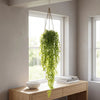 Pack of 6 x 90cm Artificial Trailing Hanging Plant Green Faux Cascading Foliage - Premium Quality
