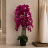 Giant Purple Orchid Plant Artificial 189 flowers REAL TOUCH Botanik