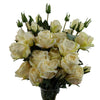 6 x 60cm Cream Rose Artificial Flower Sprays - 24 Flowers 18 Buds - Premium Quality