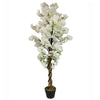 Artificial Blossom Tree White 150cm 5ft Realistic Faux House Plant Fully Potted Botanik