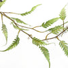 6 x 125cm Artificial Hanging Trailing Fern Plant - Premium Quality