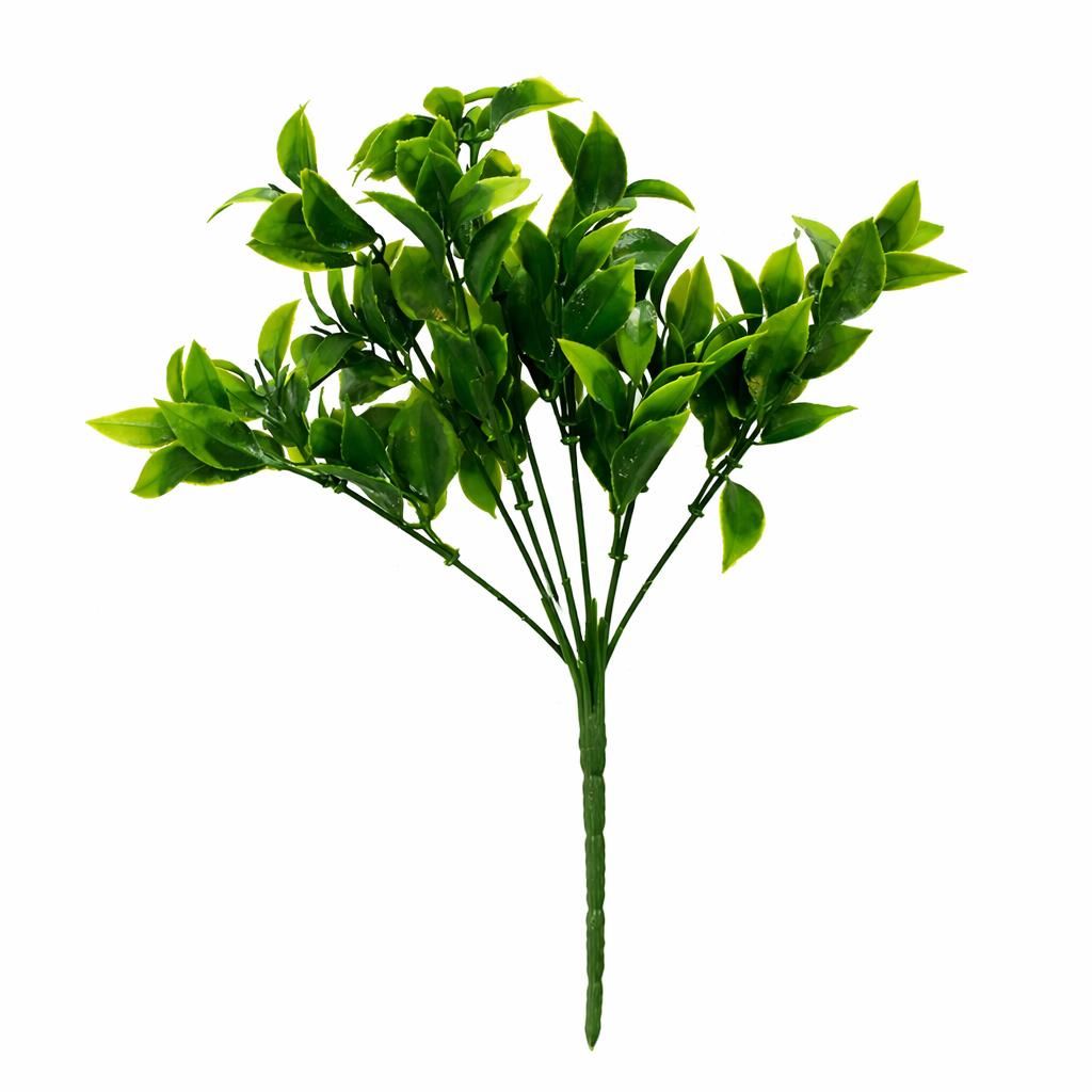 Pack of 6 x 30cm Artificial Boxwood Leaf Foliage Spray Stem