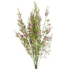 Pack of 6 x 100cm Artificial Foliage Stem with Small Flowers - Purple