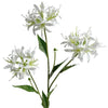 72cm Artificial White Spider Lily Stem