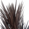 Artificial Yukka Tree Plant Spiky UV Resistant Outdoor Tree Triple Dark Red and Brown Botanik