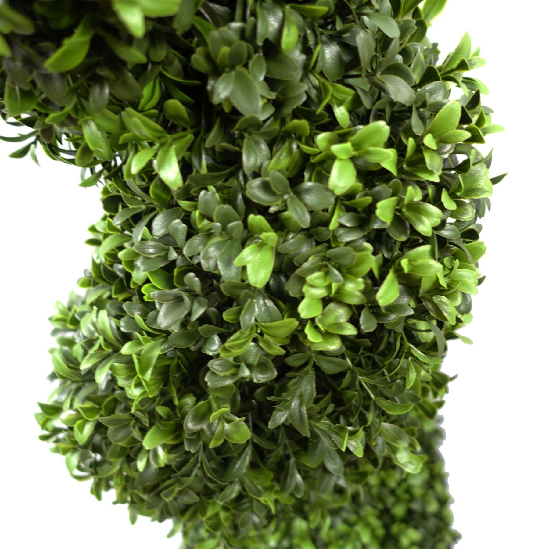 120cm Pair of Spiral Buxus Artificial Tree UV Resistant Outdoor - Premium Quality